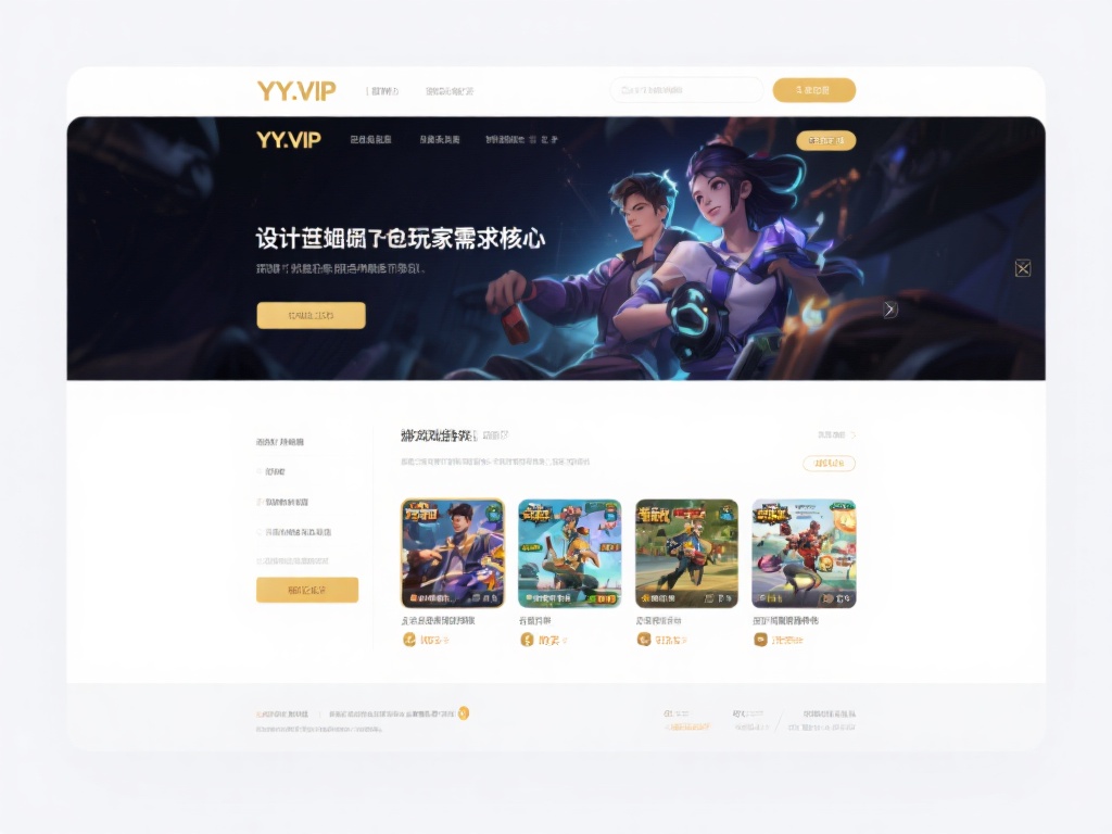 易游YY.VIP官网:尽享顶级游戏体验的终极乐园 YY.VIP官网从设计开始就以玩家需求为核心,界面
