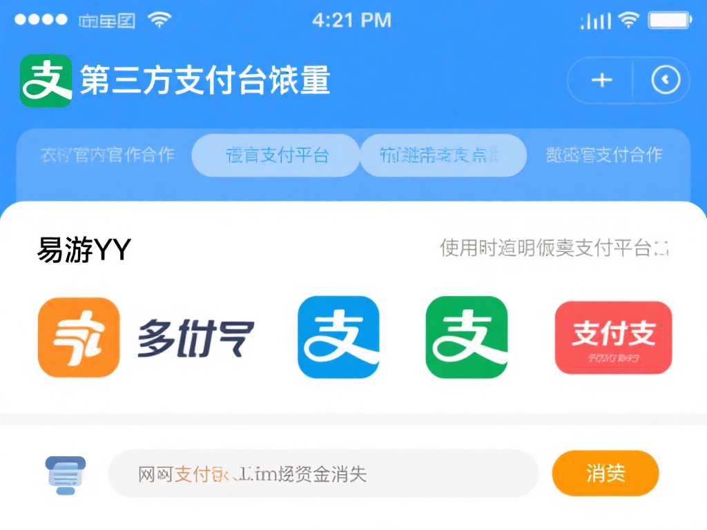 易游YY网址充值攻略:保障资金安全的实用技巧 第三方支付平台的真实性
易游YY支持多种支付方式